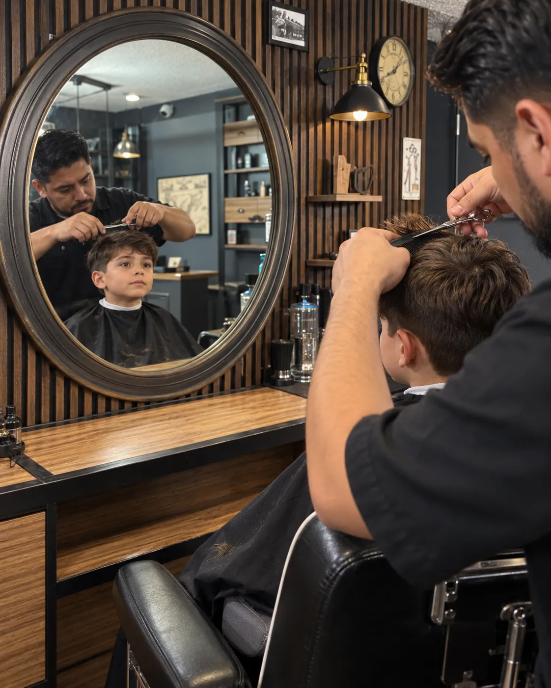 Corte de cabello para niño