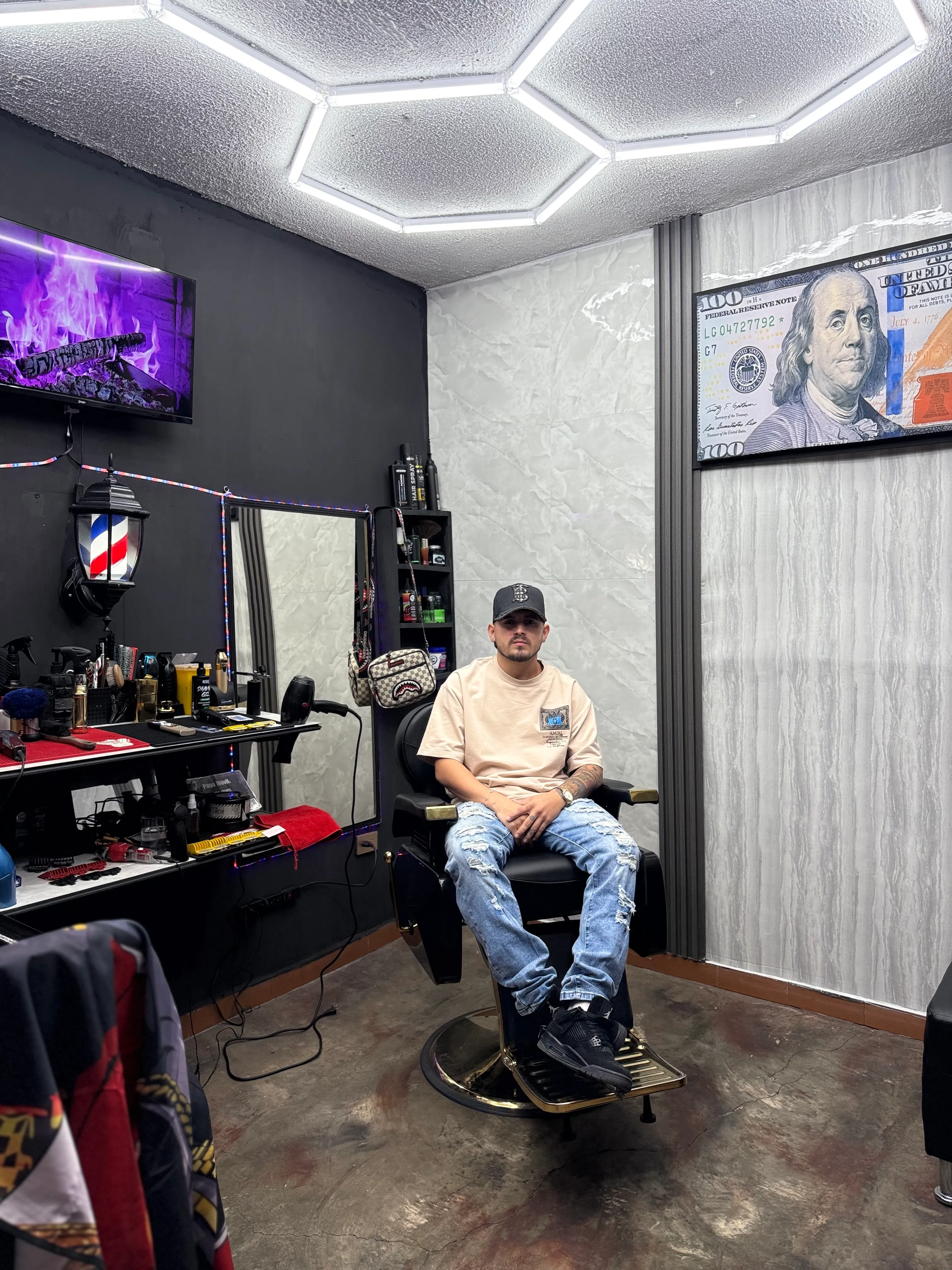 corte básico con bebida de cortesía