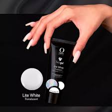 Uñas técnica Tech Gel,hasta 2 cm. con esmalte en gel Organic 