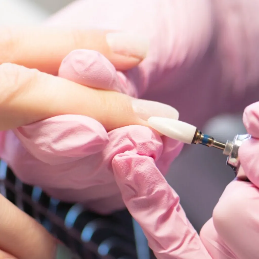 Retoque de uñas acrilicas