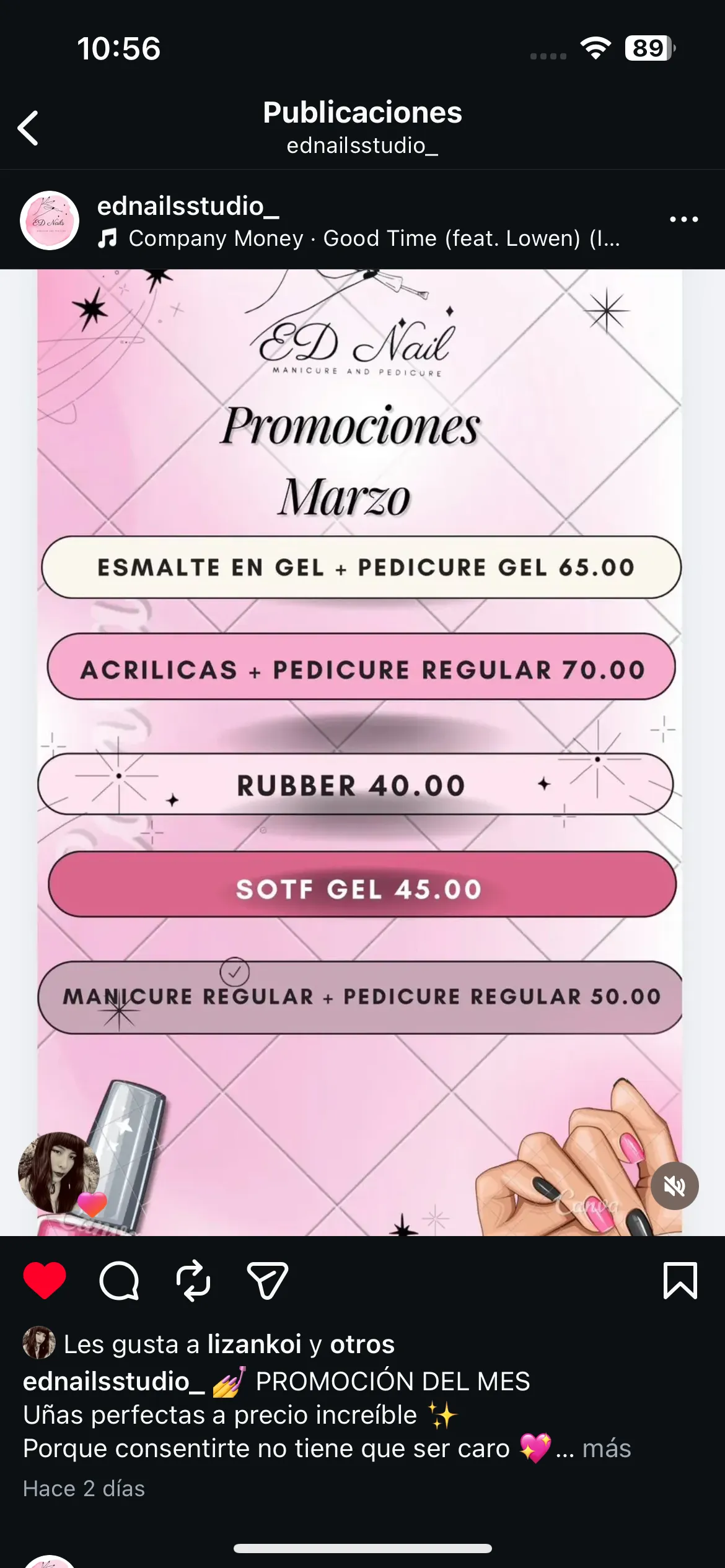 Promo Manicure + Pedicure en Gel