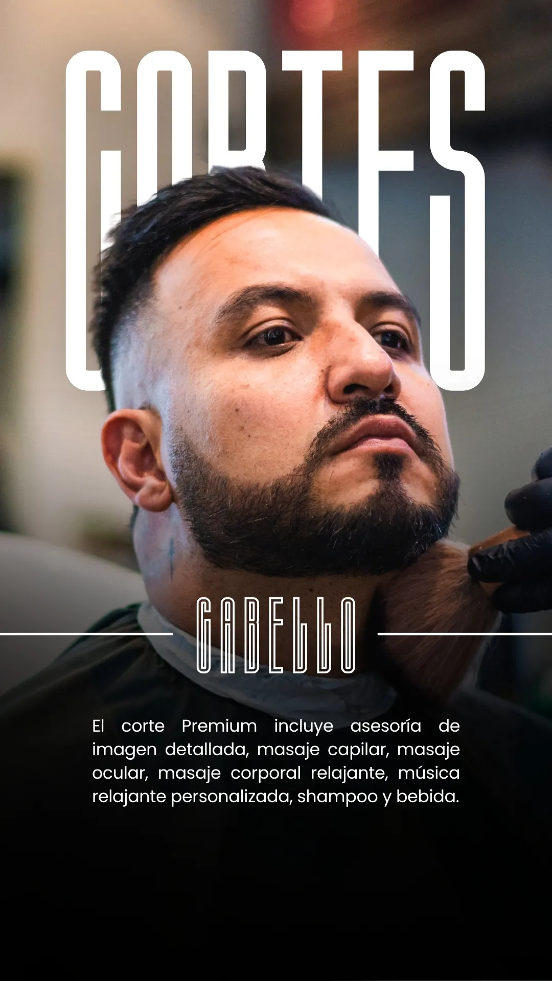 CORTE Y BARBA PREMIUM - Imagen 1