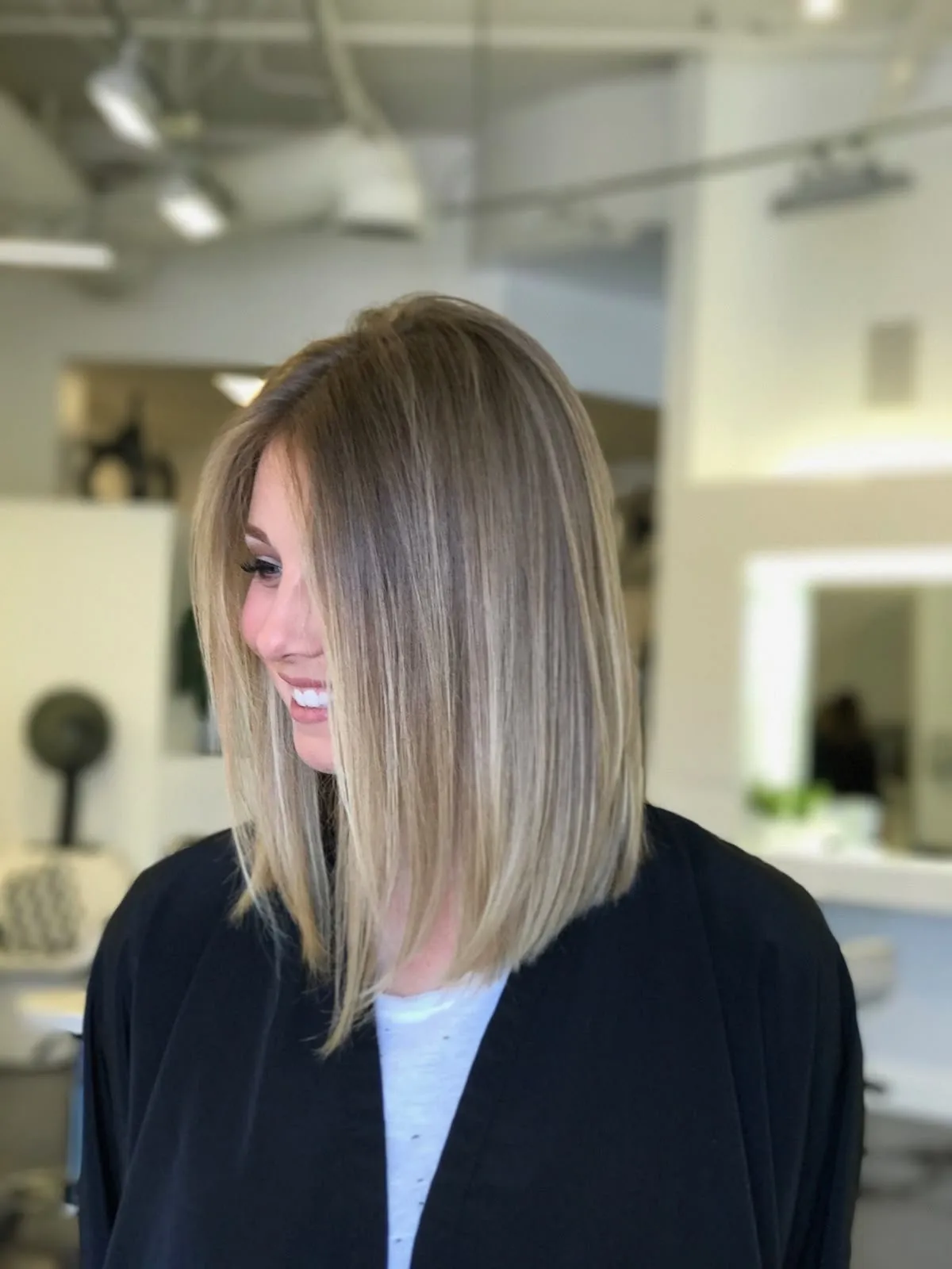 Balayage cabello mediano