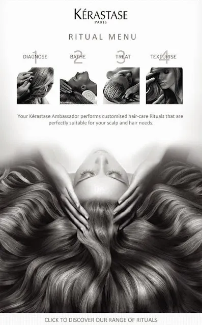Lavado de cabello con KERASTASE
