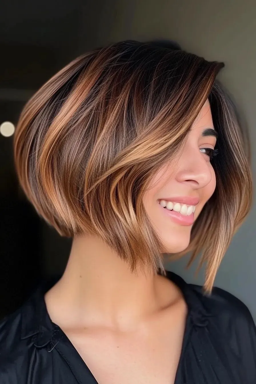 Balayage cabello corto