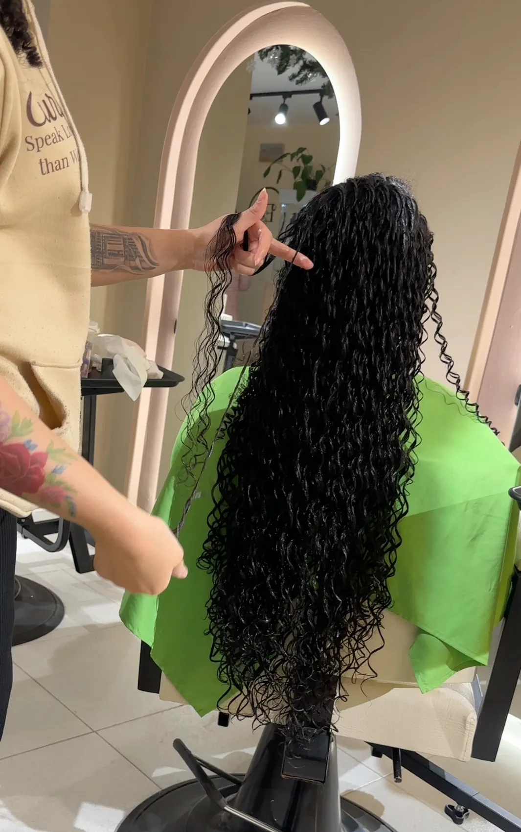 Definición Melena Extra Larga