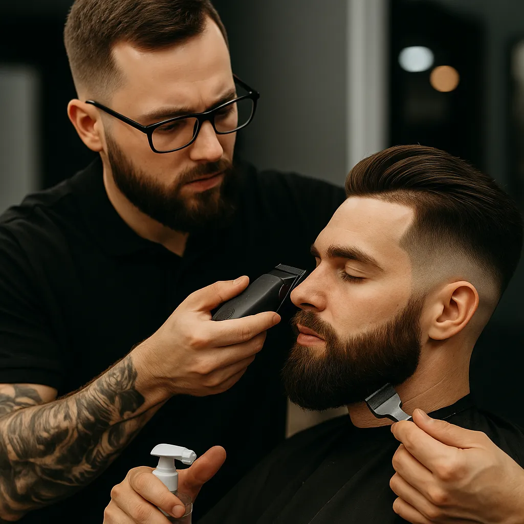 🧡CORTE + BARBA PRO