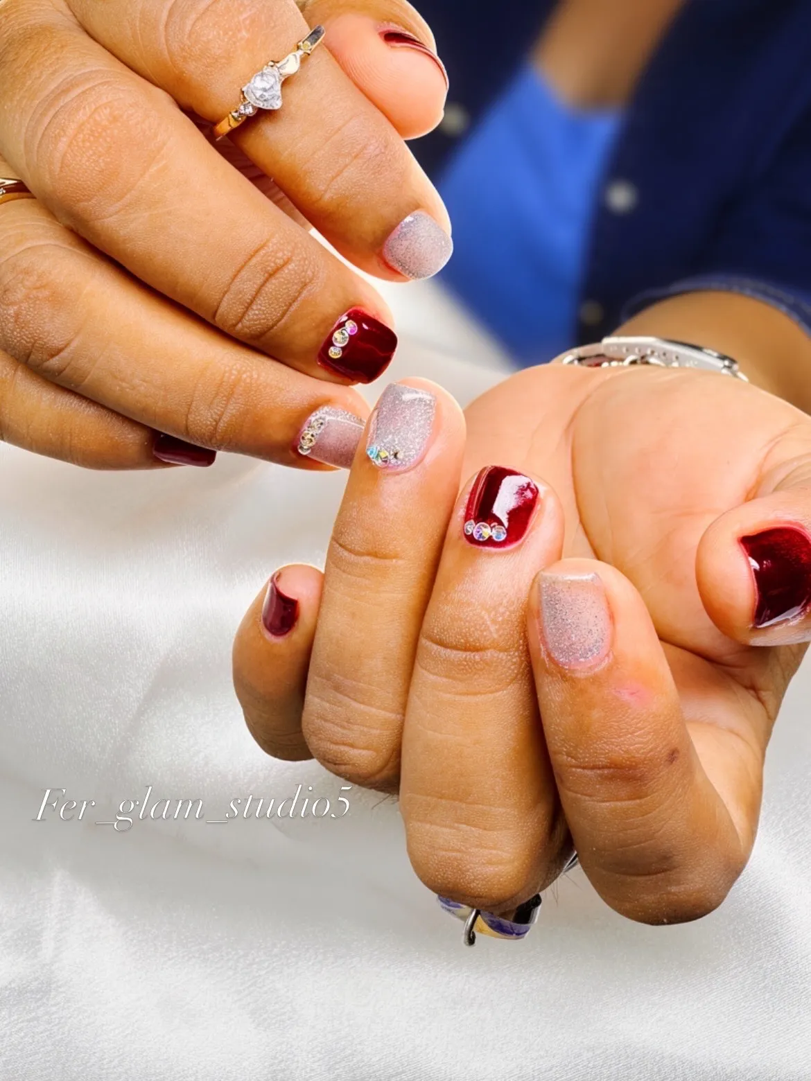 manicure en gel semipermanente