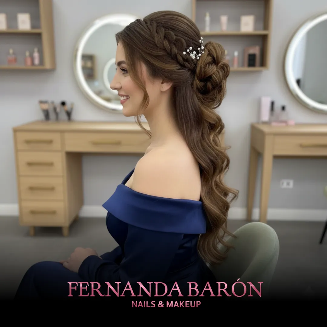 PEINADO CABELLO LARGO (Recogido de Gala/Trenzas Elaboradas). - 1