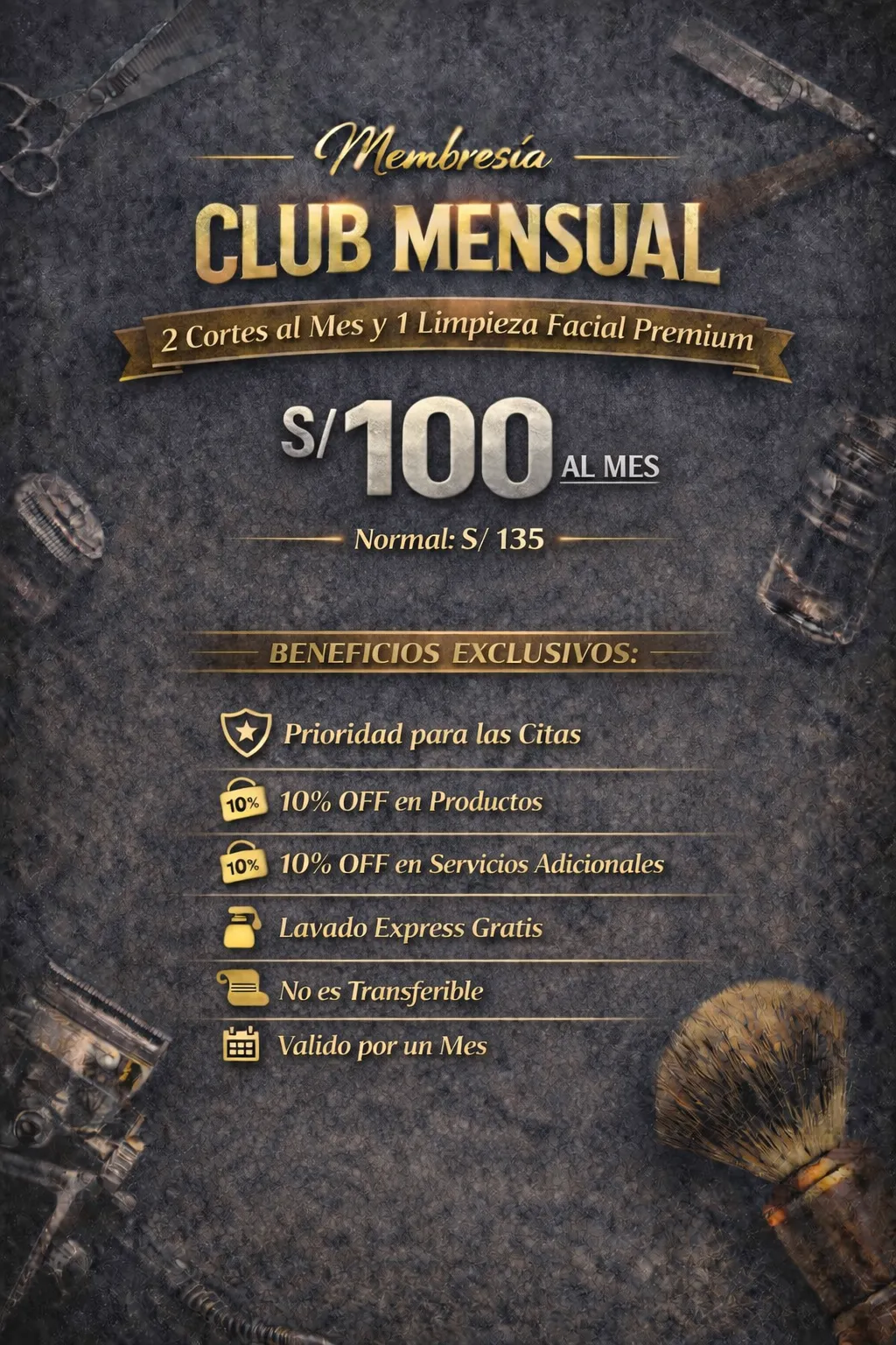 CLUB FÍGARO 2 cortes y 1 limpieza facial