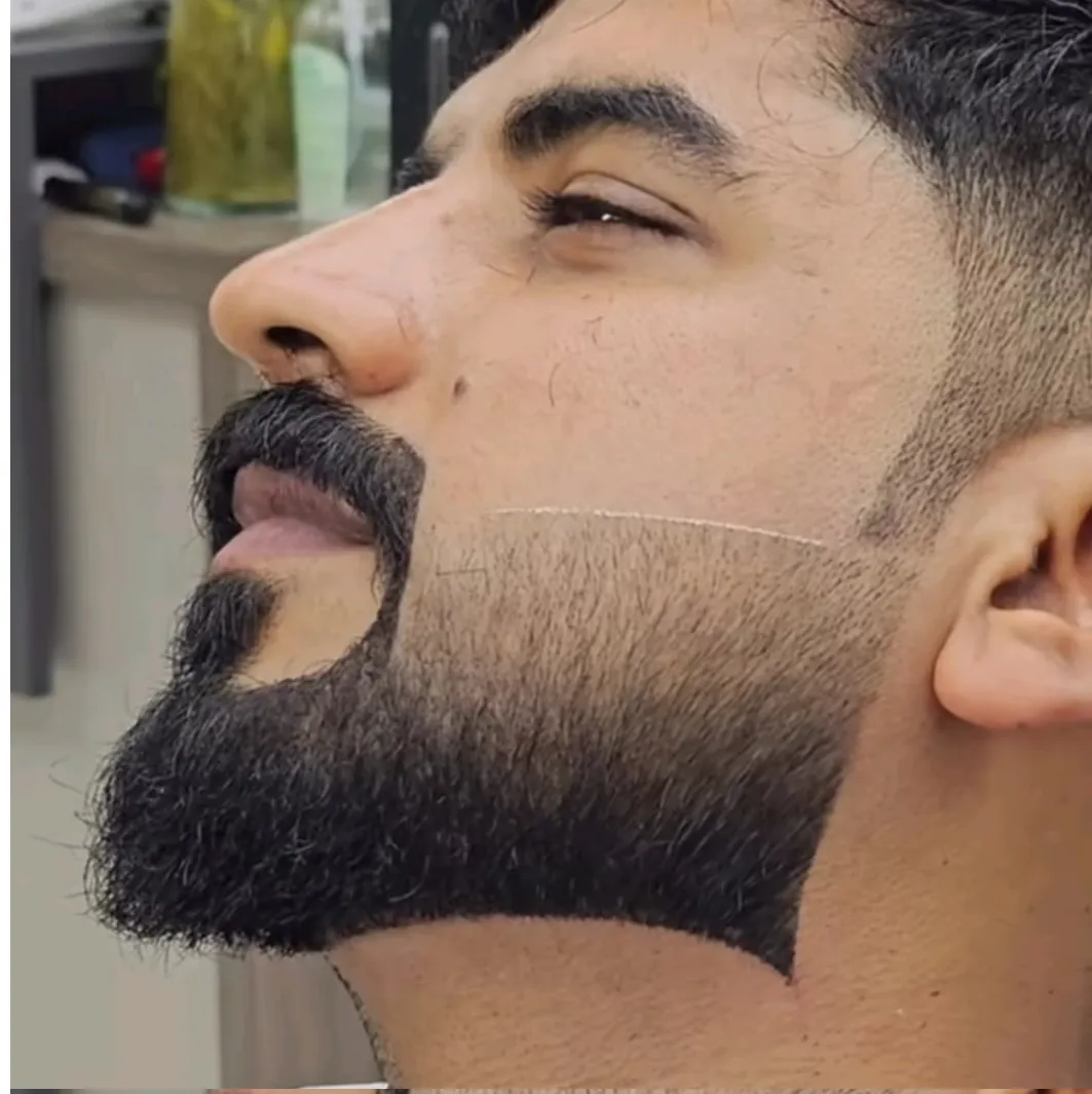 tinturado de barba