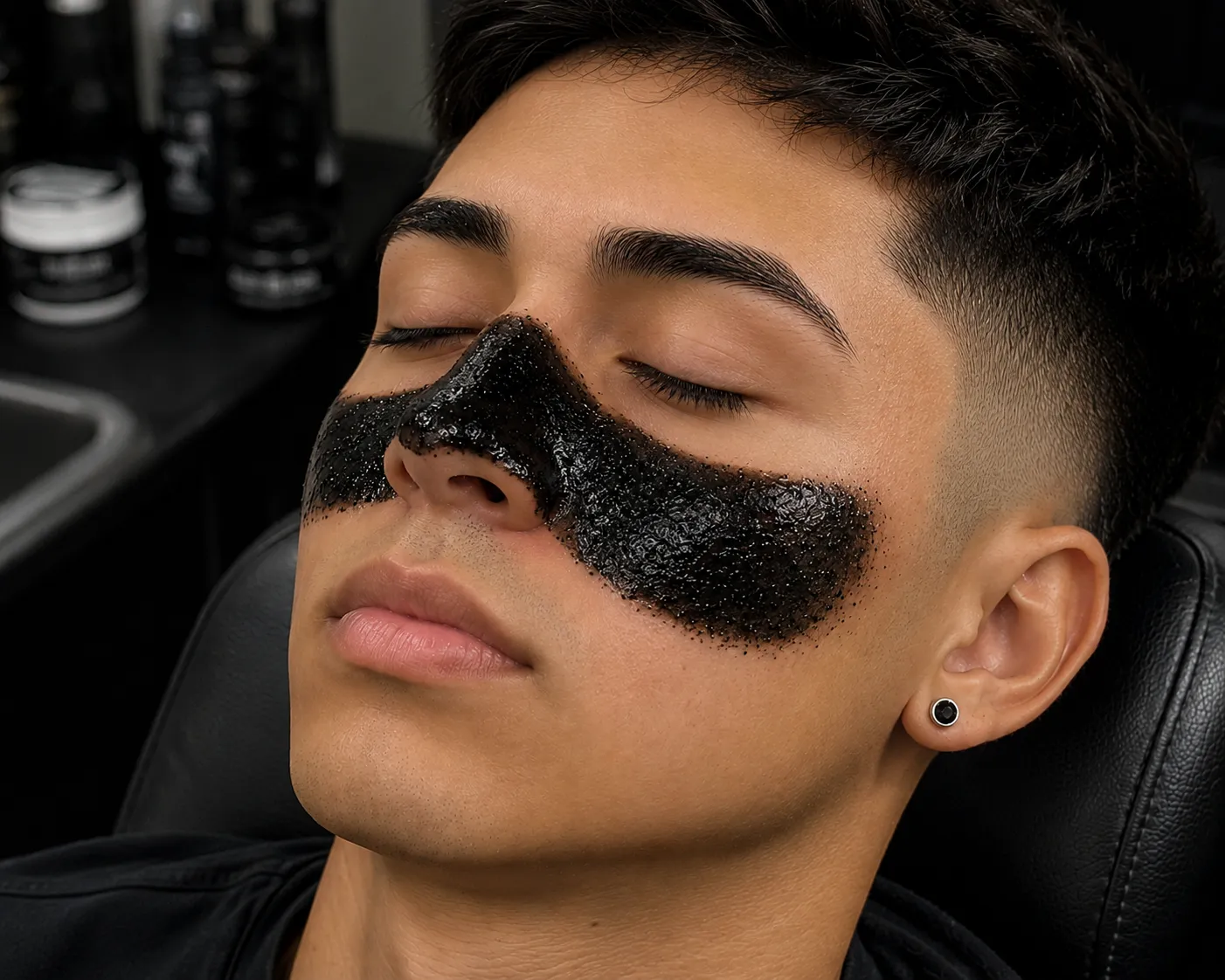 mascarilla puntos negros