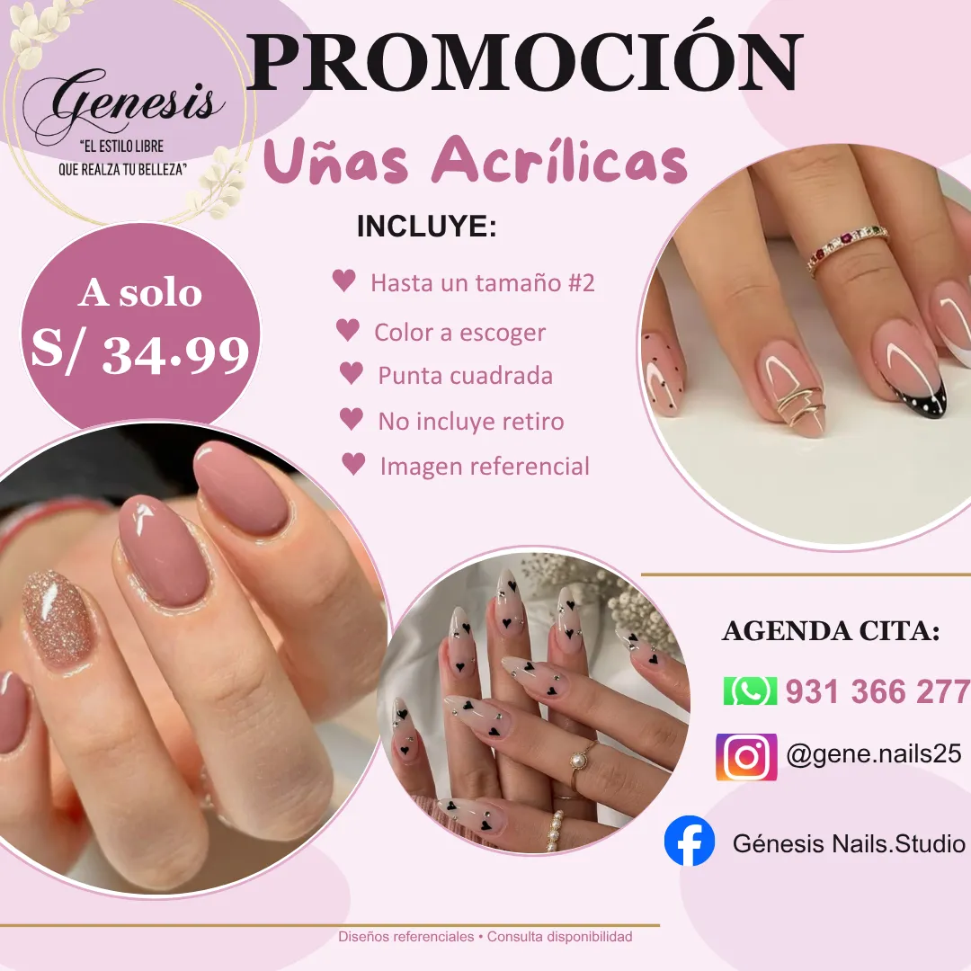 uñas acrílicas