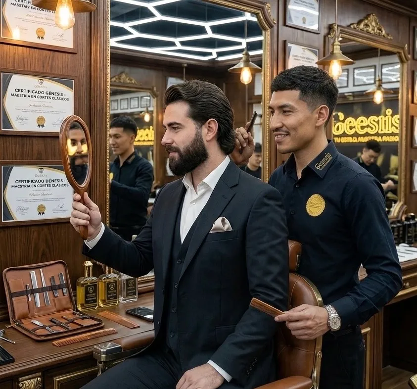Corte personalizado y barba