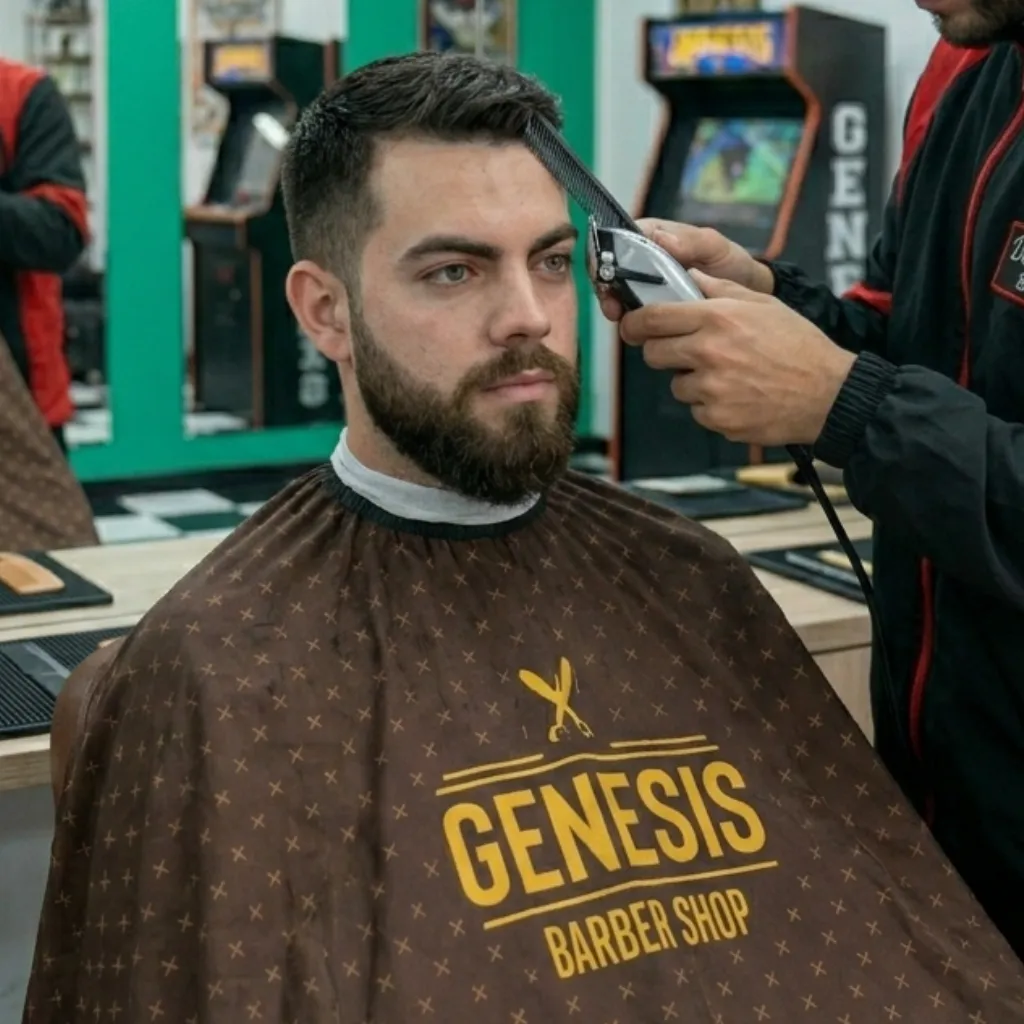 Corte de cabello tradicional y barba - 5