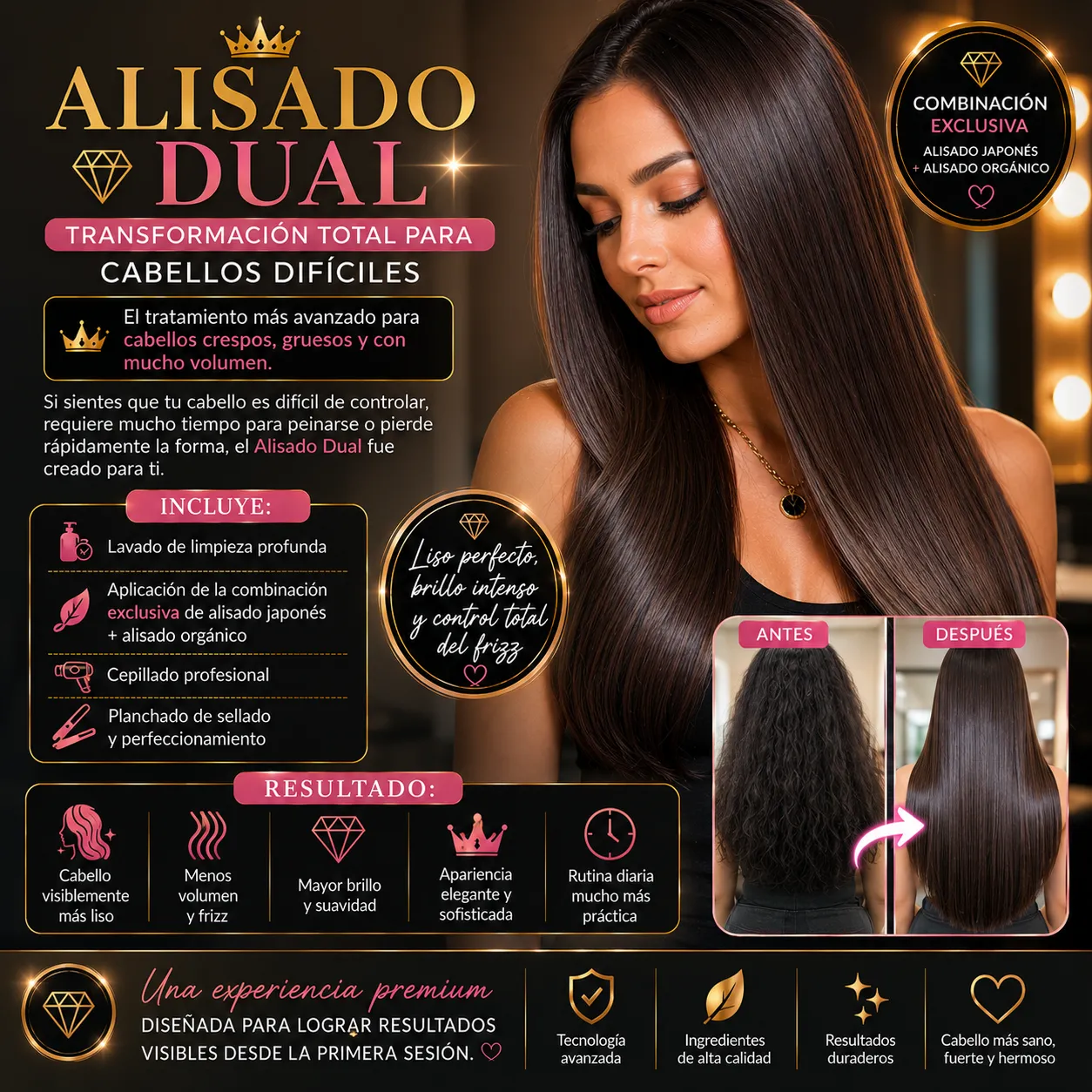 💎 Alisado Dual