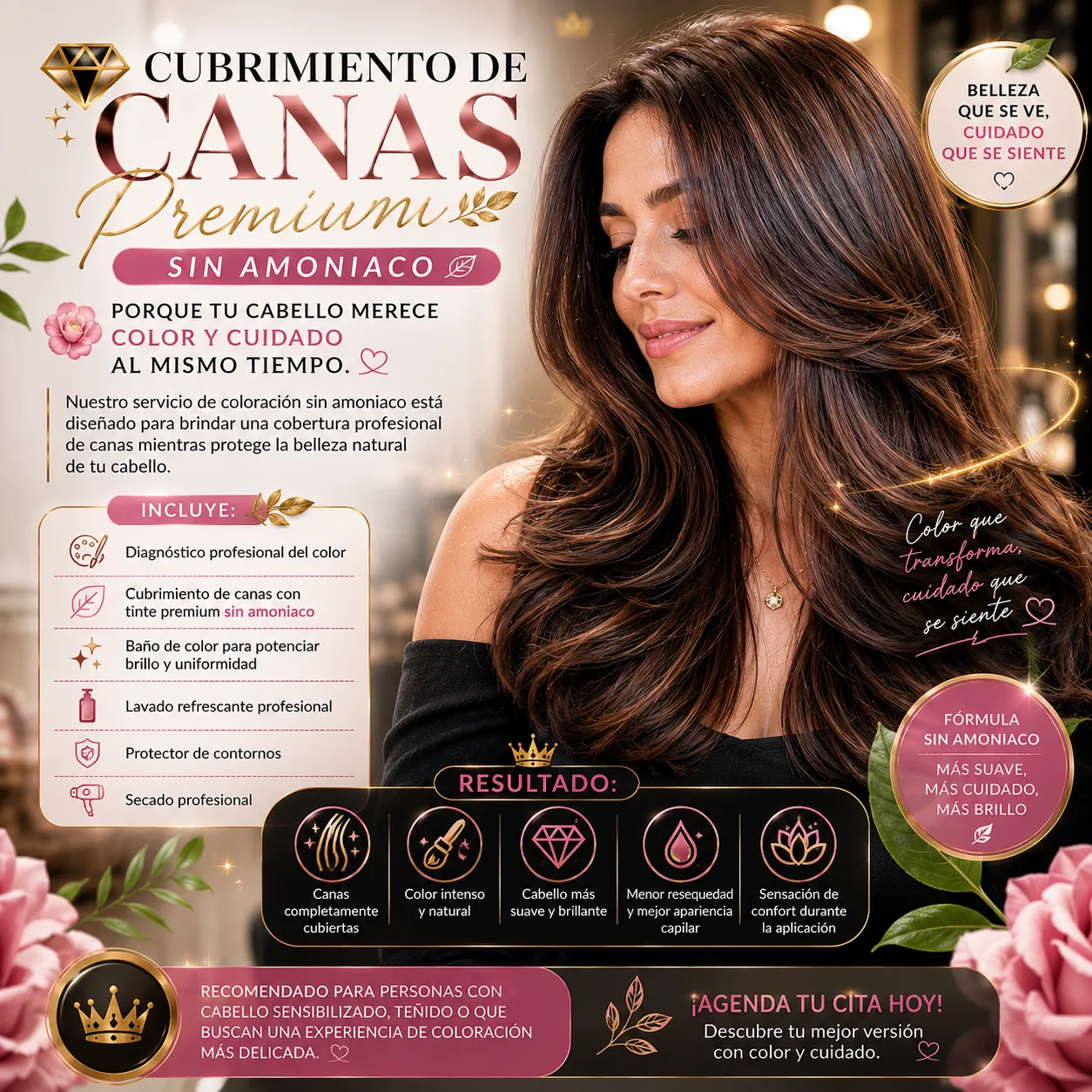 💎 Cubrimiento de Canas Premium