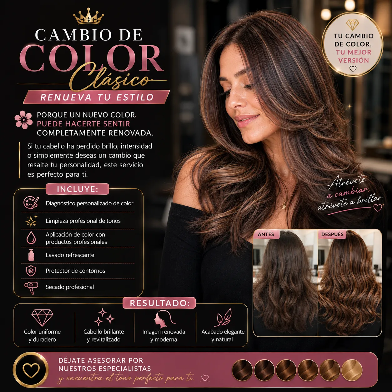 👑 Cambio de Color Clásico