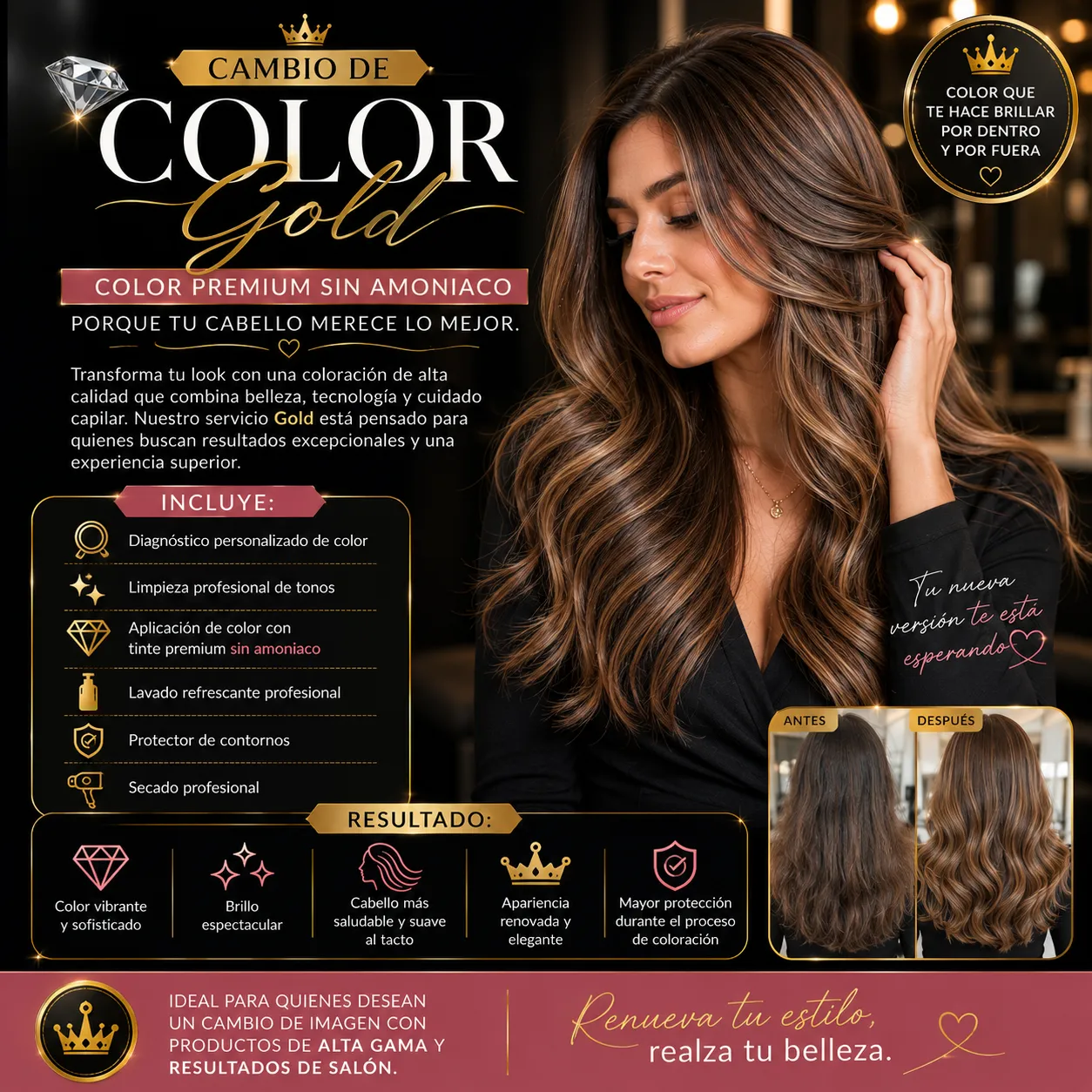 💎 Cambio de Color Gold