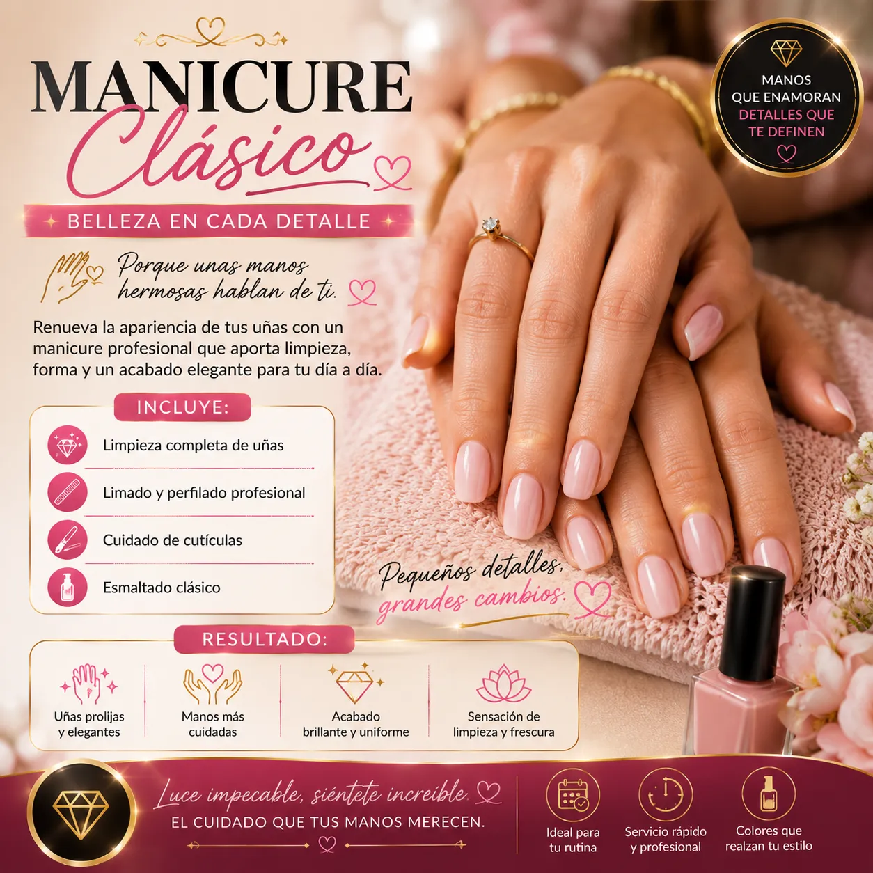 🌸 Manicure Clásico