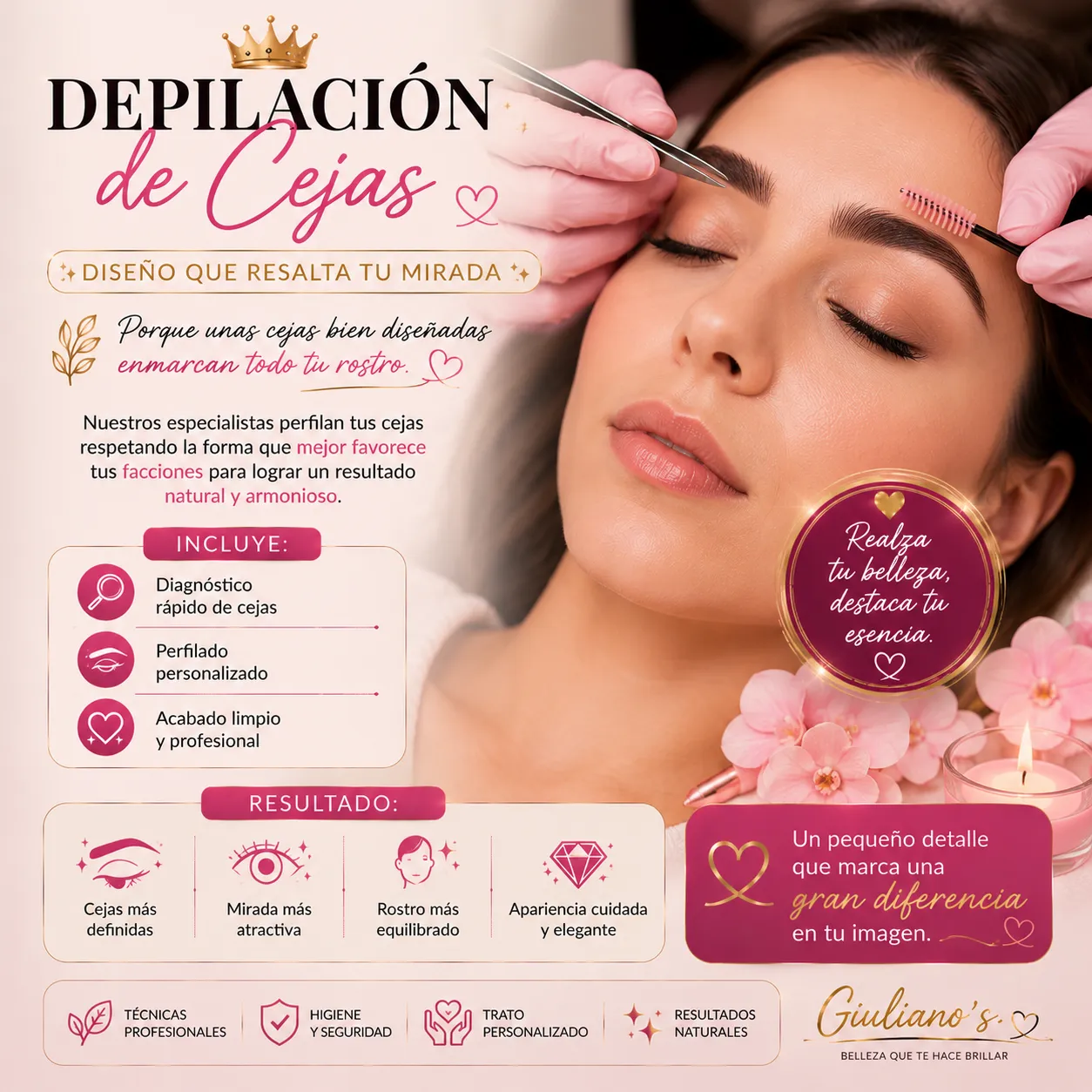 👑 Depilación de Cejas
