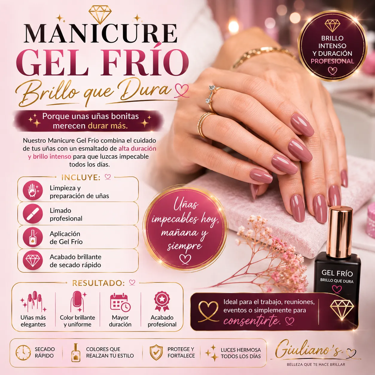 💎 Manicure Gel Frío