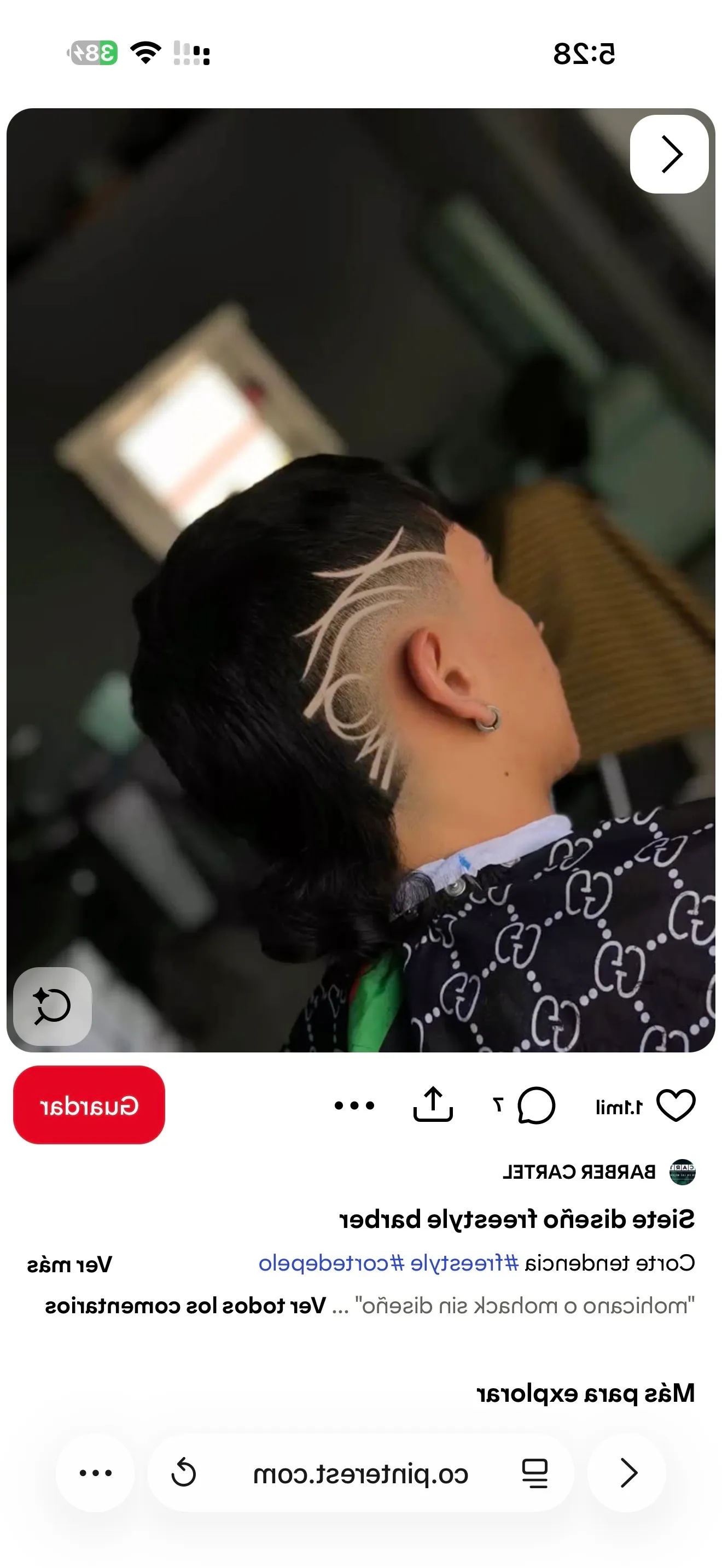 Daniel Barber  (trabaja por orden de llega en la barbería)