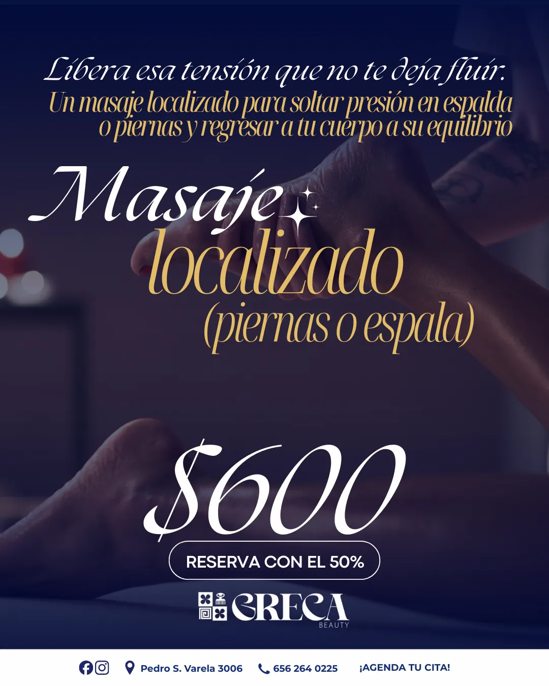 Masaje Localizado (espalda o piernas) - Imagen 1