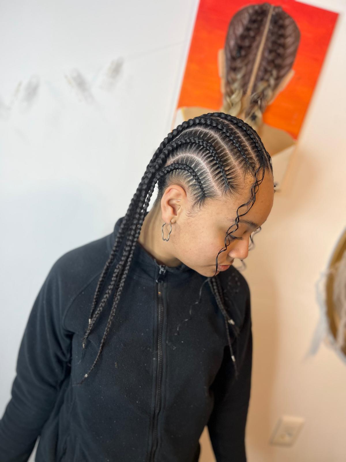 Feed in Braids 7/10 Sin Extensiones