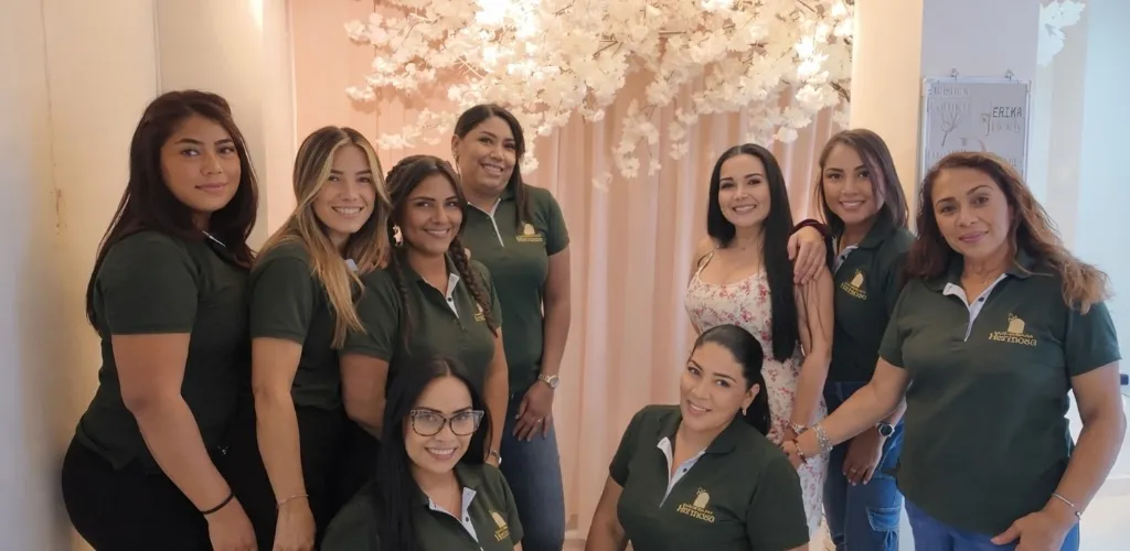 Hermosa salón de belleza y spa