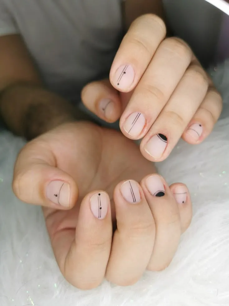 uñas semipermanentes para caballero