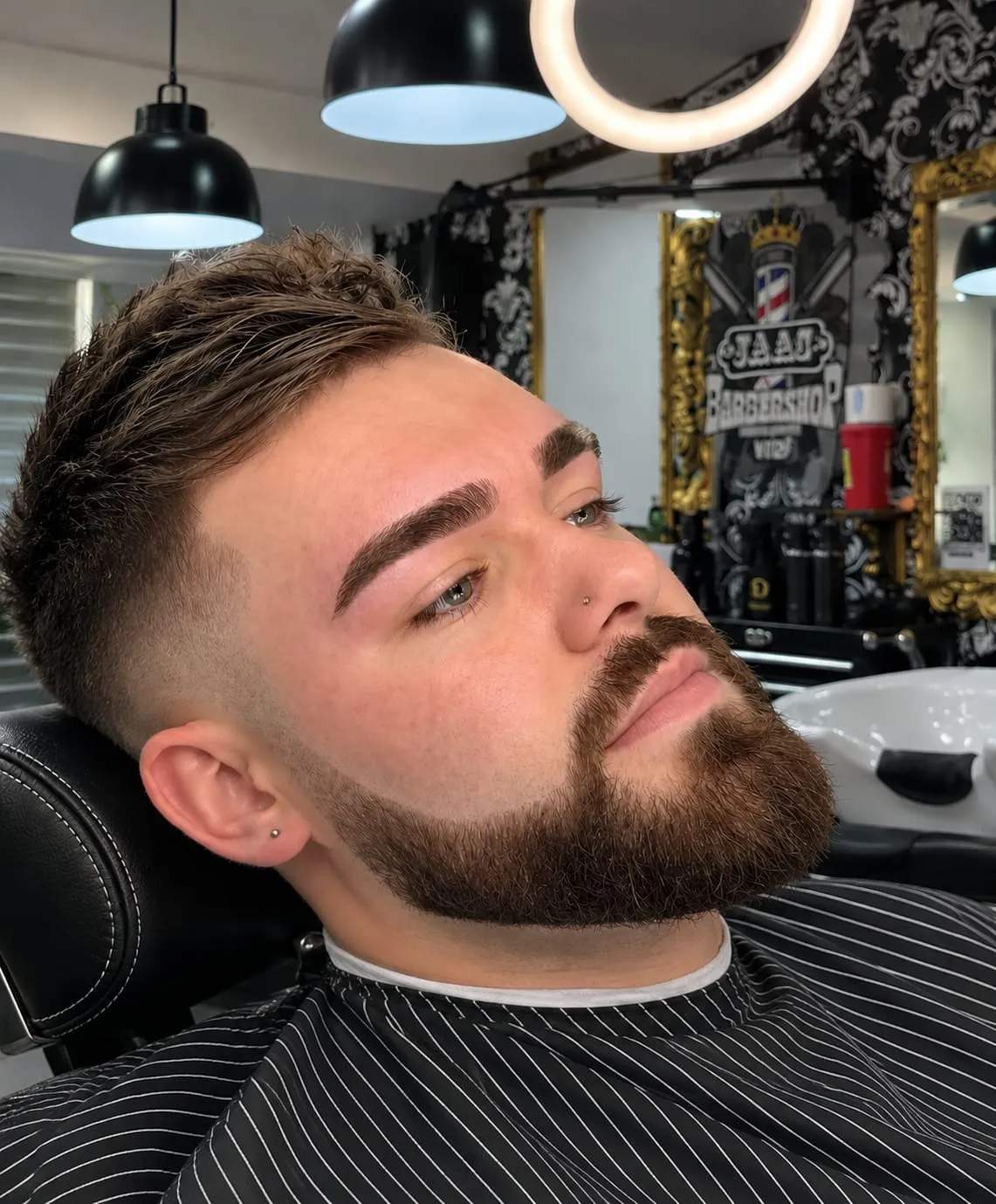 Barba tradicional + Cejas