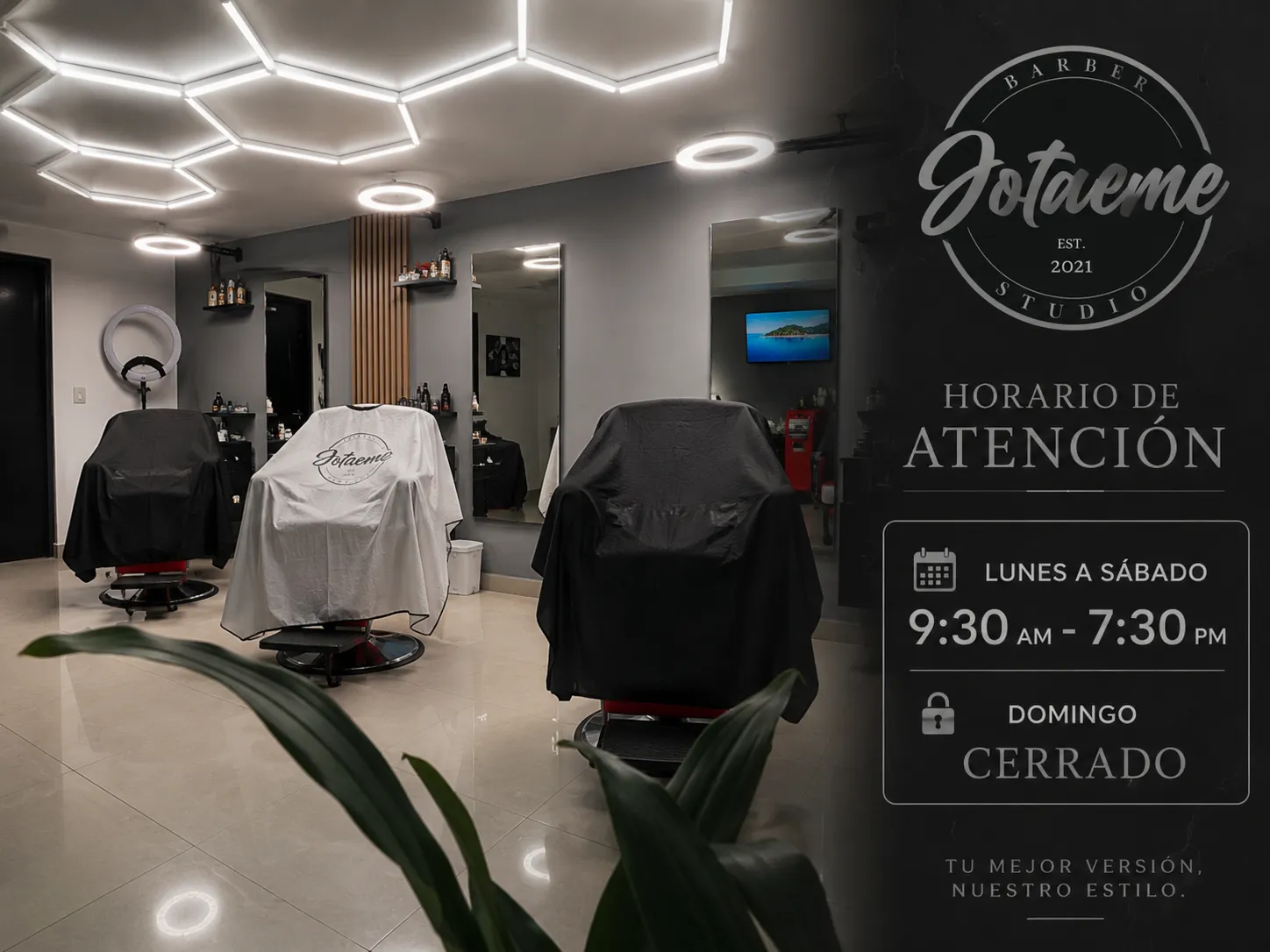 Portada de JOTA EME BARBER STUDIO