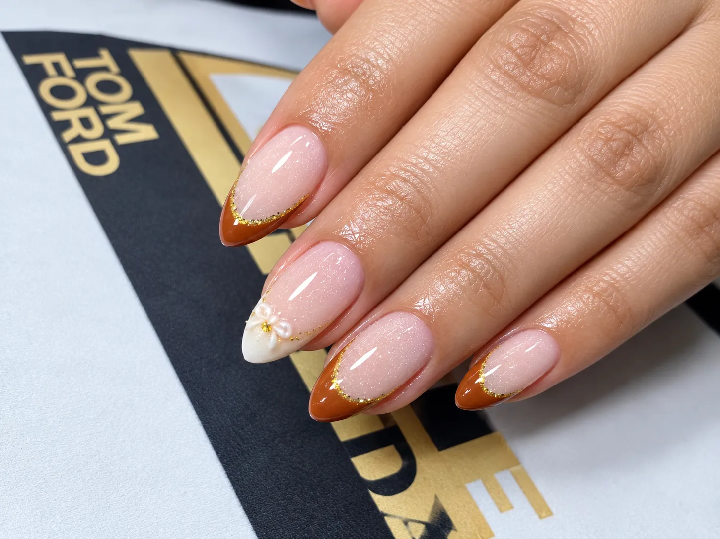 Uñas poly gel esculpidas hasta #3 de largo