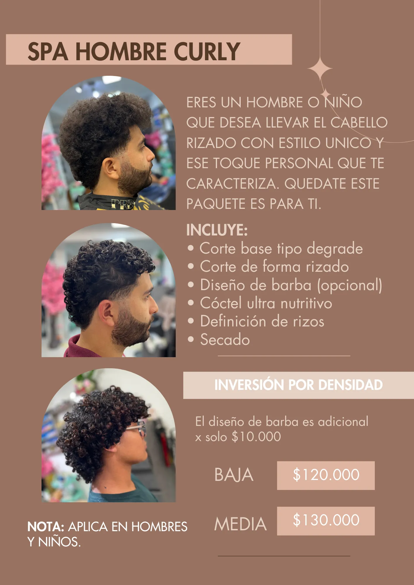 SPA HOMBRE CURLY