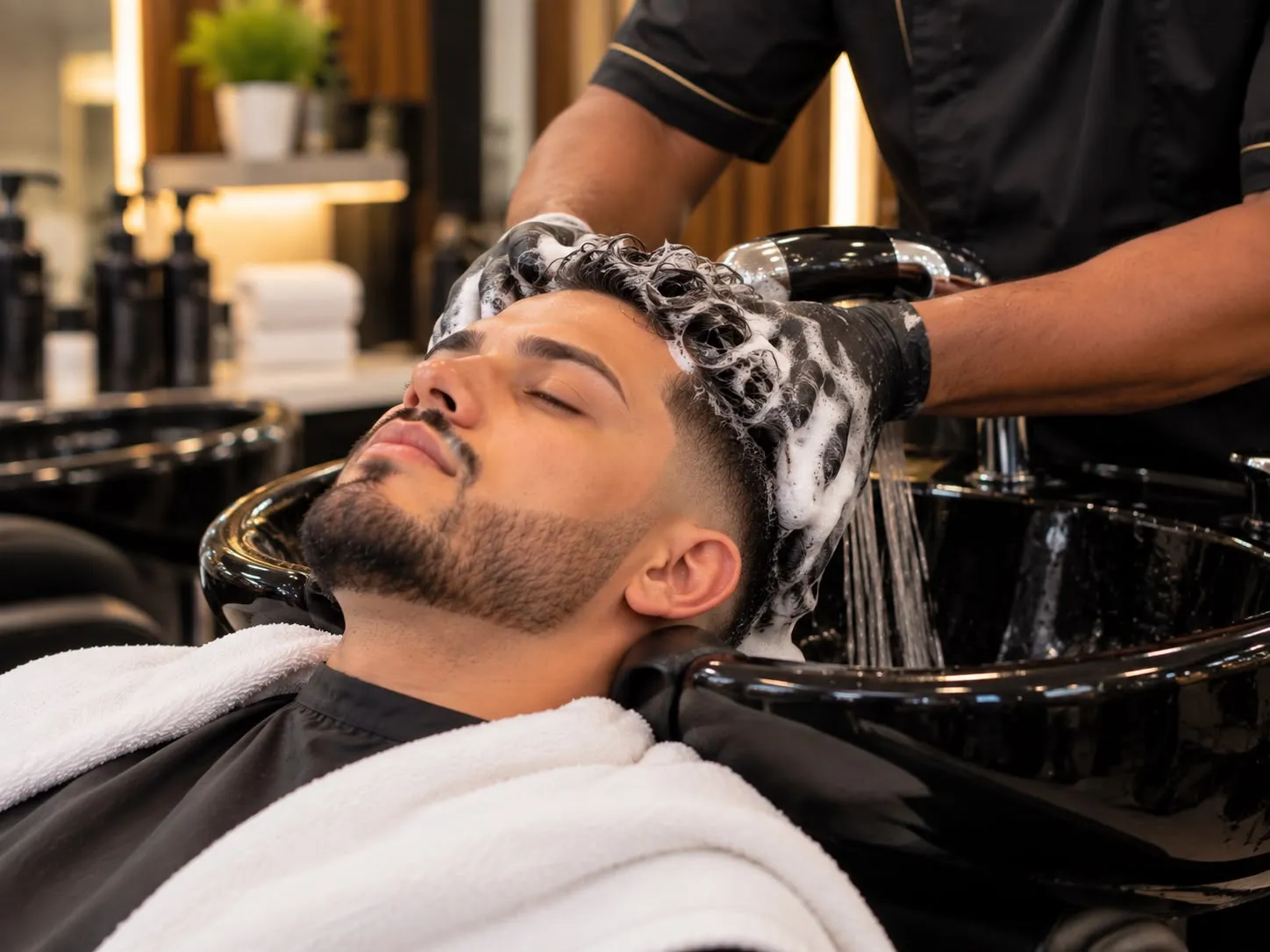 LAVADO DE CABELLO HOMBRES