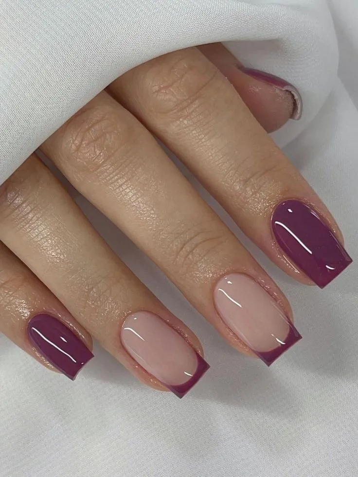 Manicura semipermanente con base ruber - 1