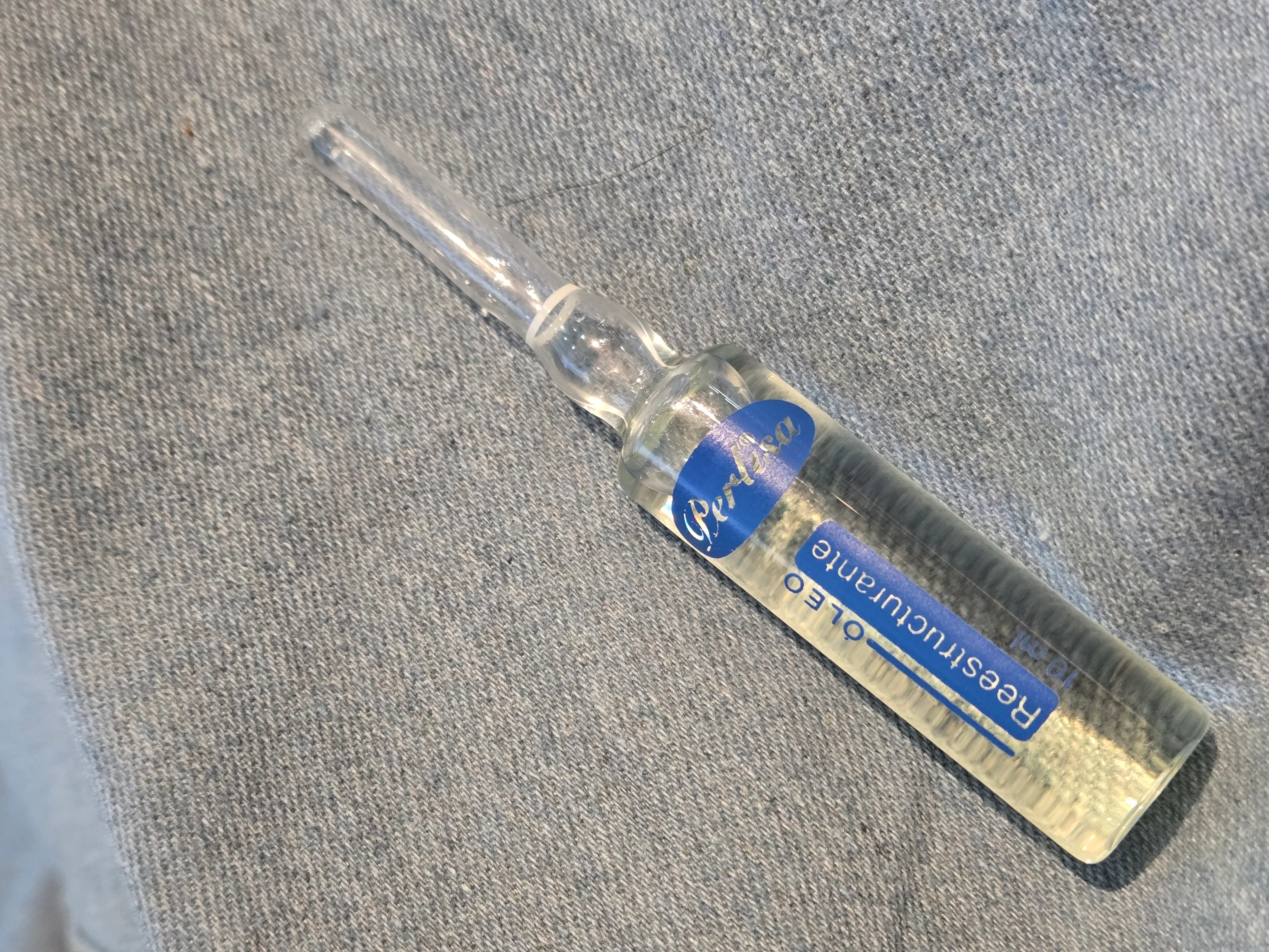 Ampolla restructurante perlisa