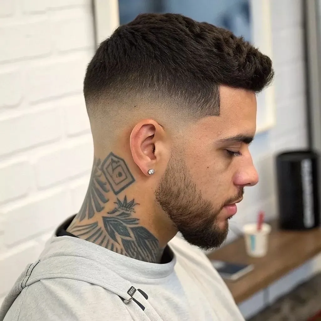 Corte fade, taper , mullet y todo lo que es corte sombreado) + Barba y cejas.. (opcional )