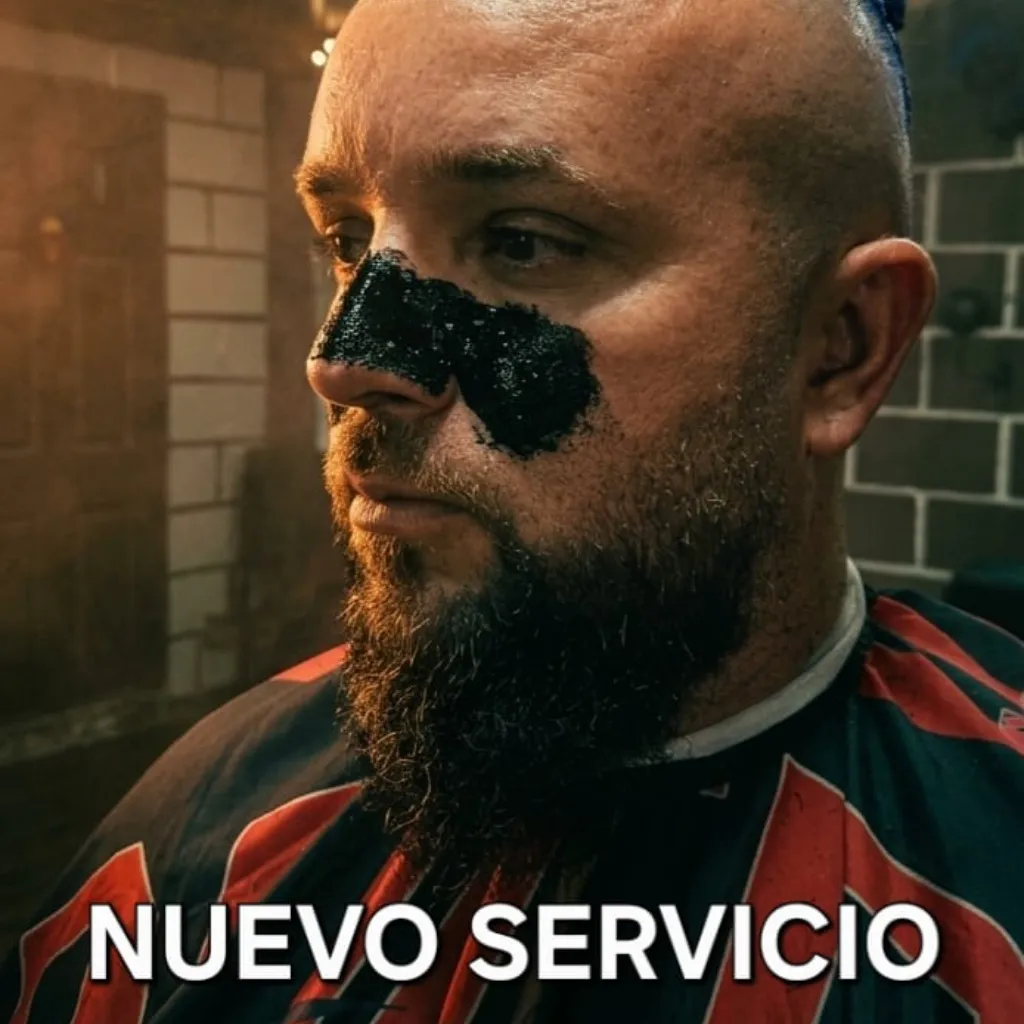 Corte+mascarilla negra