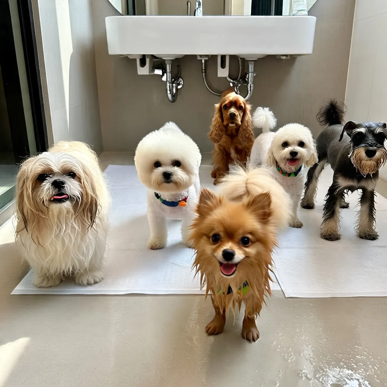 Baño de perro pequeño con peluquería - Imagen 1