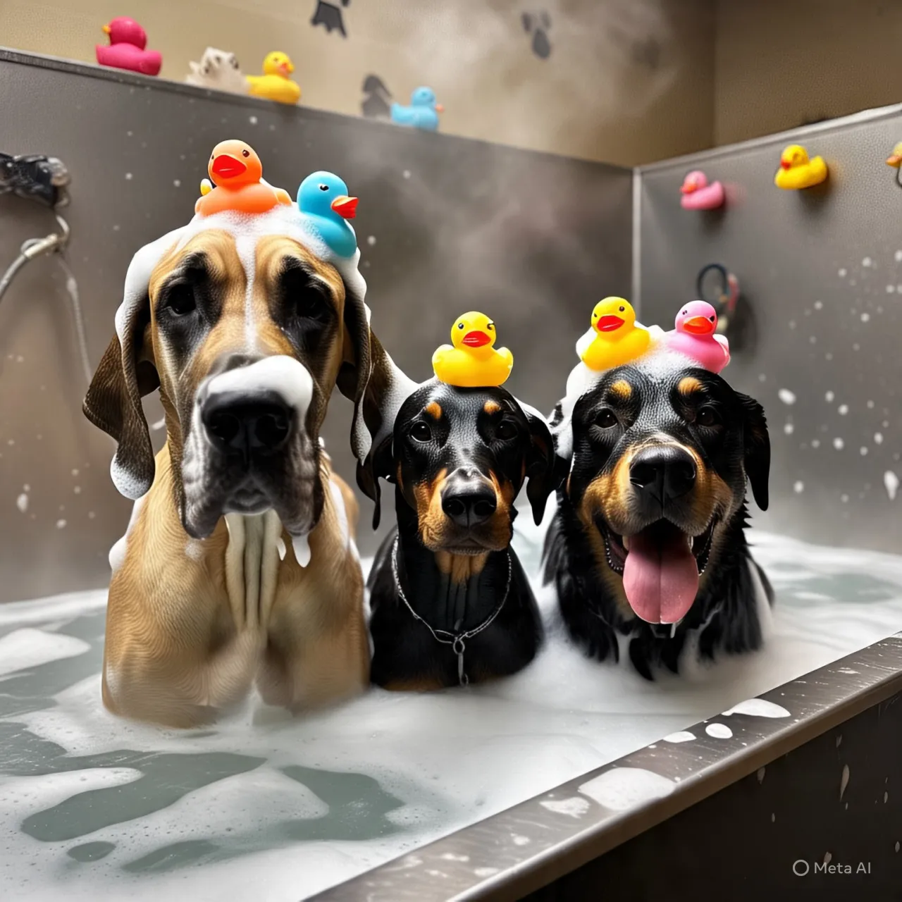 Baño de perro grande sin peluquería - Imagen 1