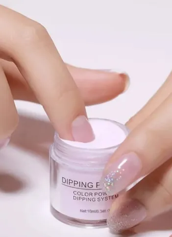 Forrado Dipping Powder de uña natural + Semipermanente