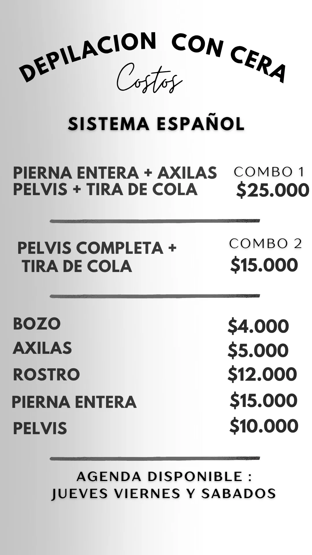 Depilacion con cera