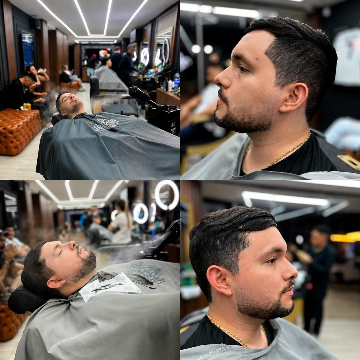 CORTE Y BARBA + HIDRATACIÓN FACIAL