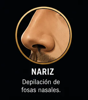 DEPILACIÓN DE FOSAS NASALES