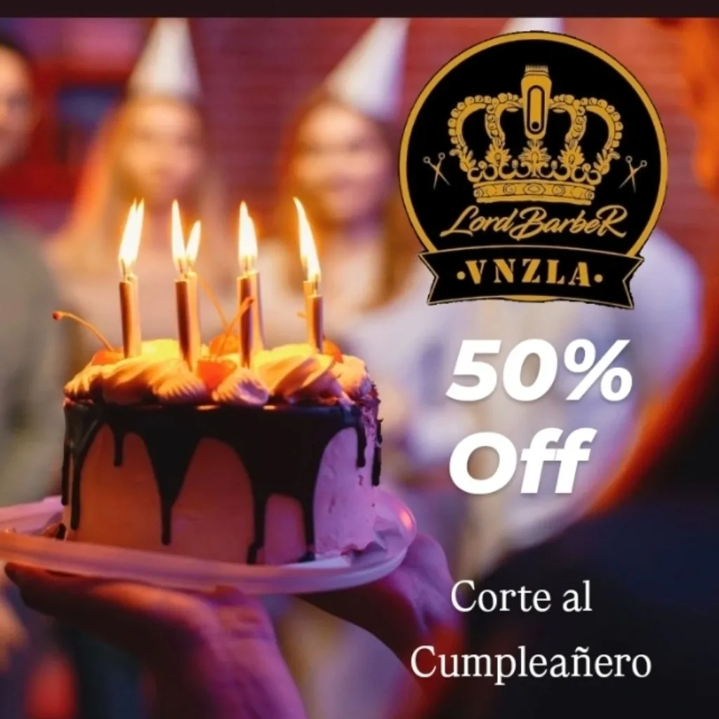 Corte 50 % OFF para el Cliente y Cumpleañero de dia