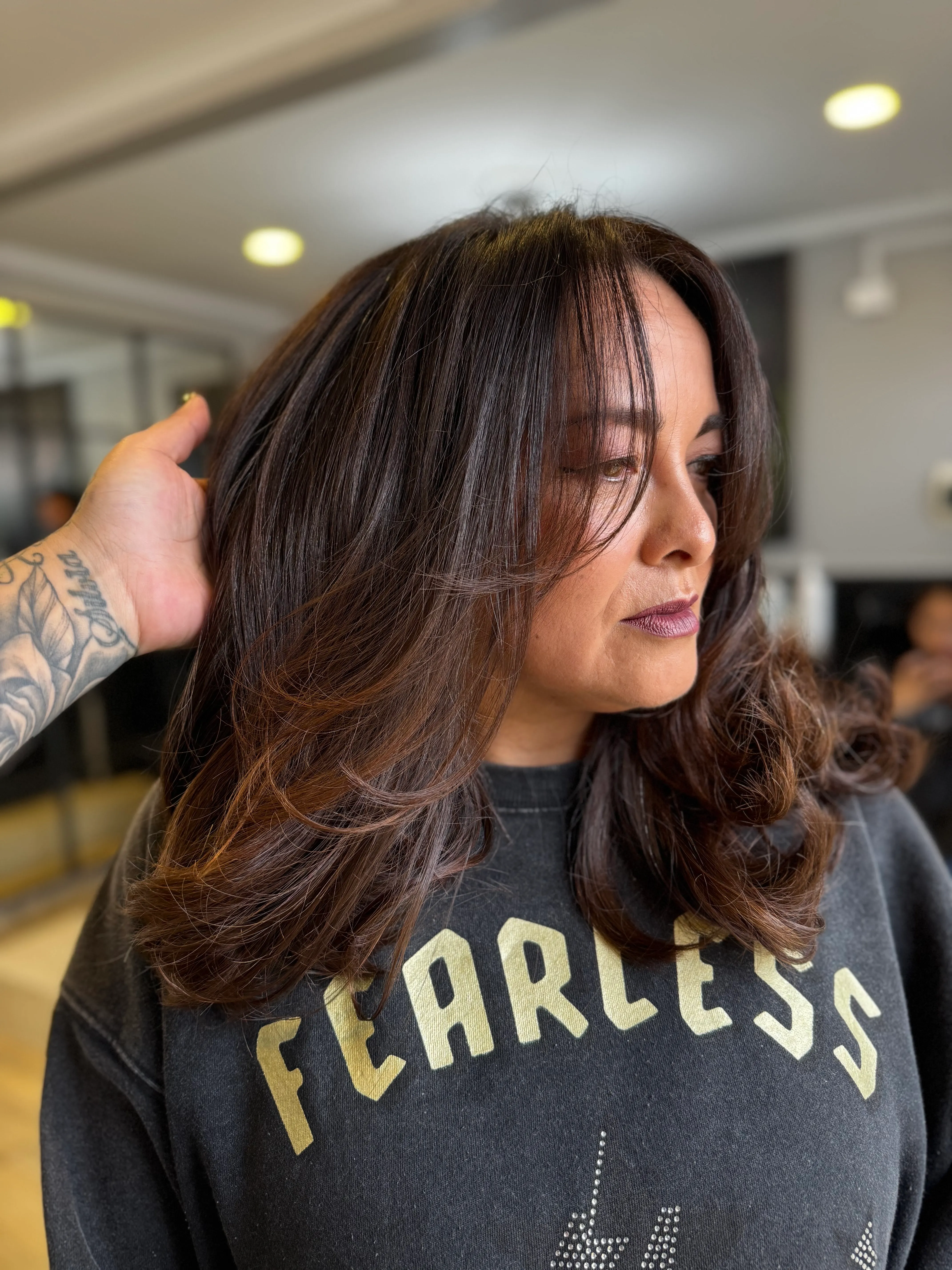 corte de puntas + hidratacion + brushing