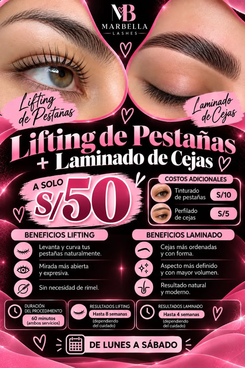 Lifting de pestañas y Laminado de Cejas - 1
