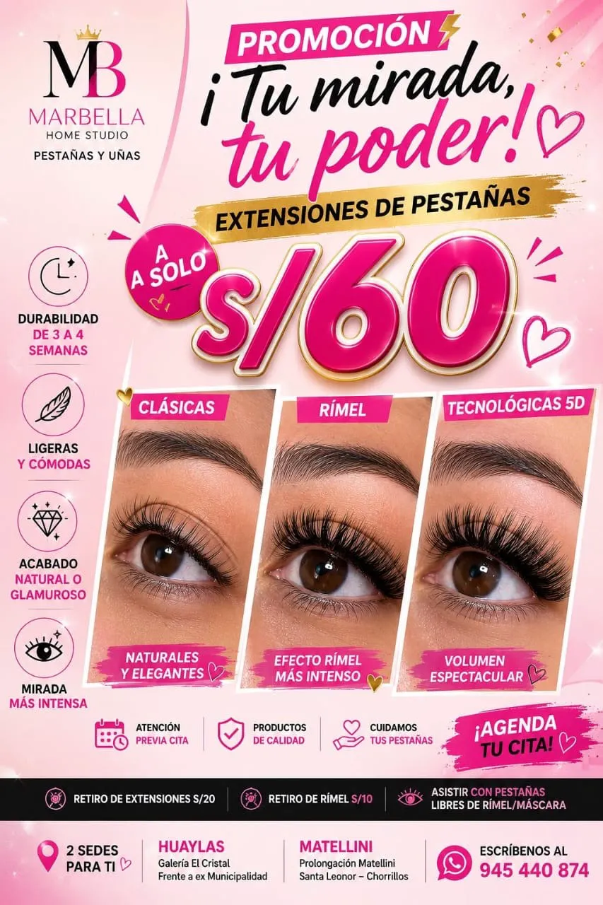 Extensiones  Clásica-Rímel -Tecnológicas - 1